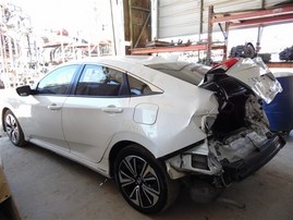 2016 Honda Civic EX-L White Sedan 1.5L Turbo AT #A24914